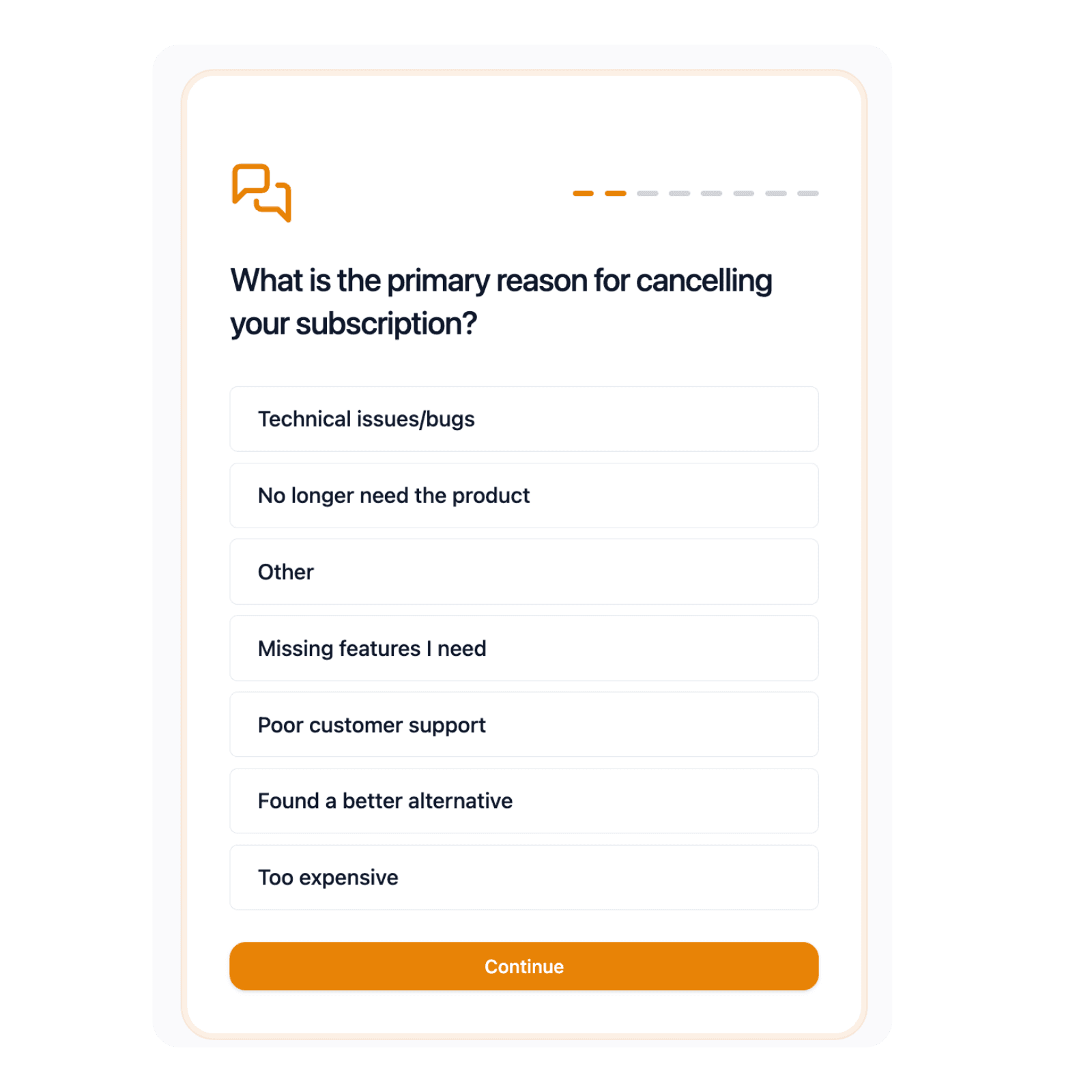 Cancellation & Churn Form Template