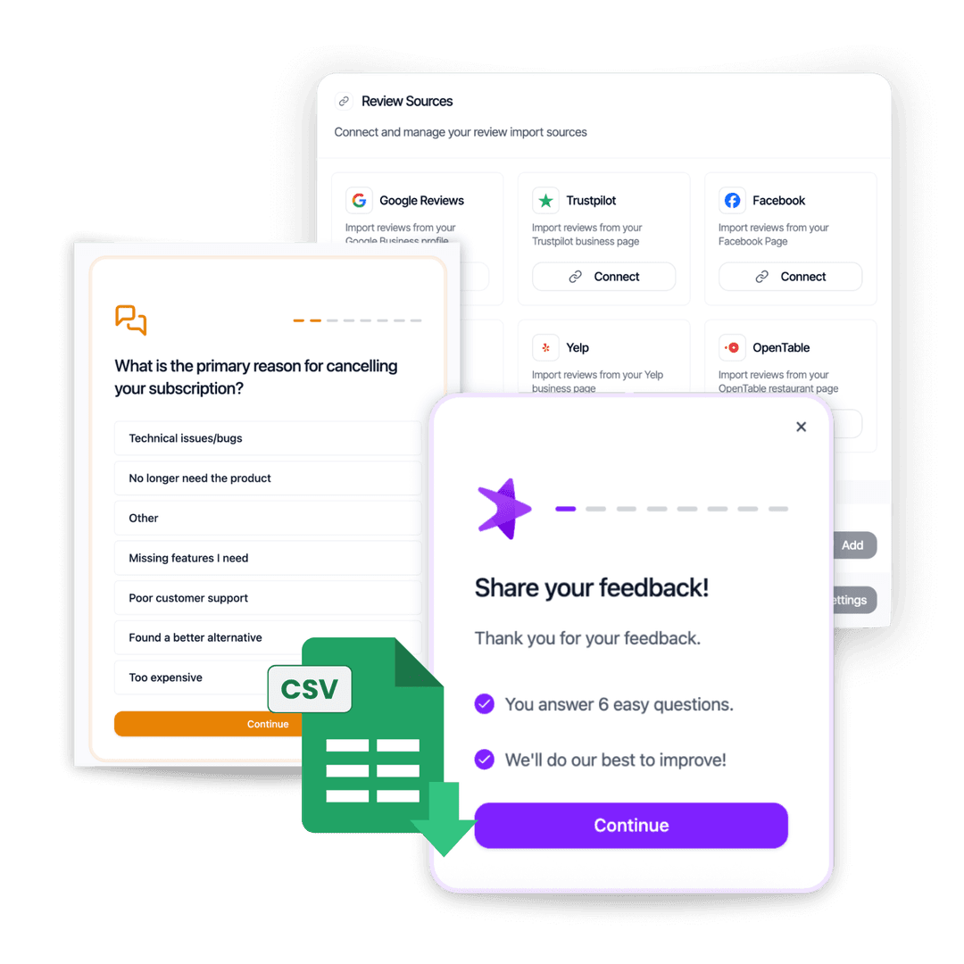 Connect Your Feedback Sources