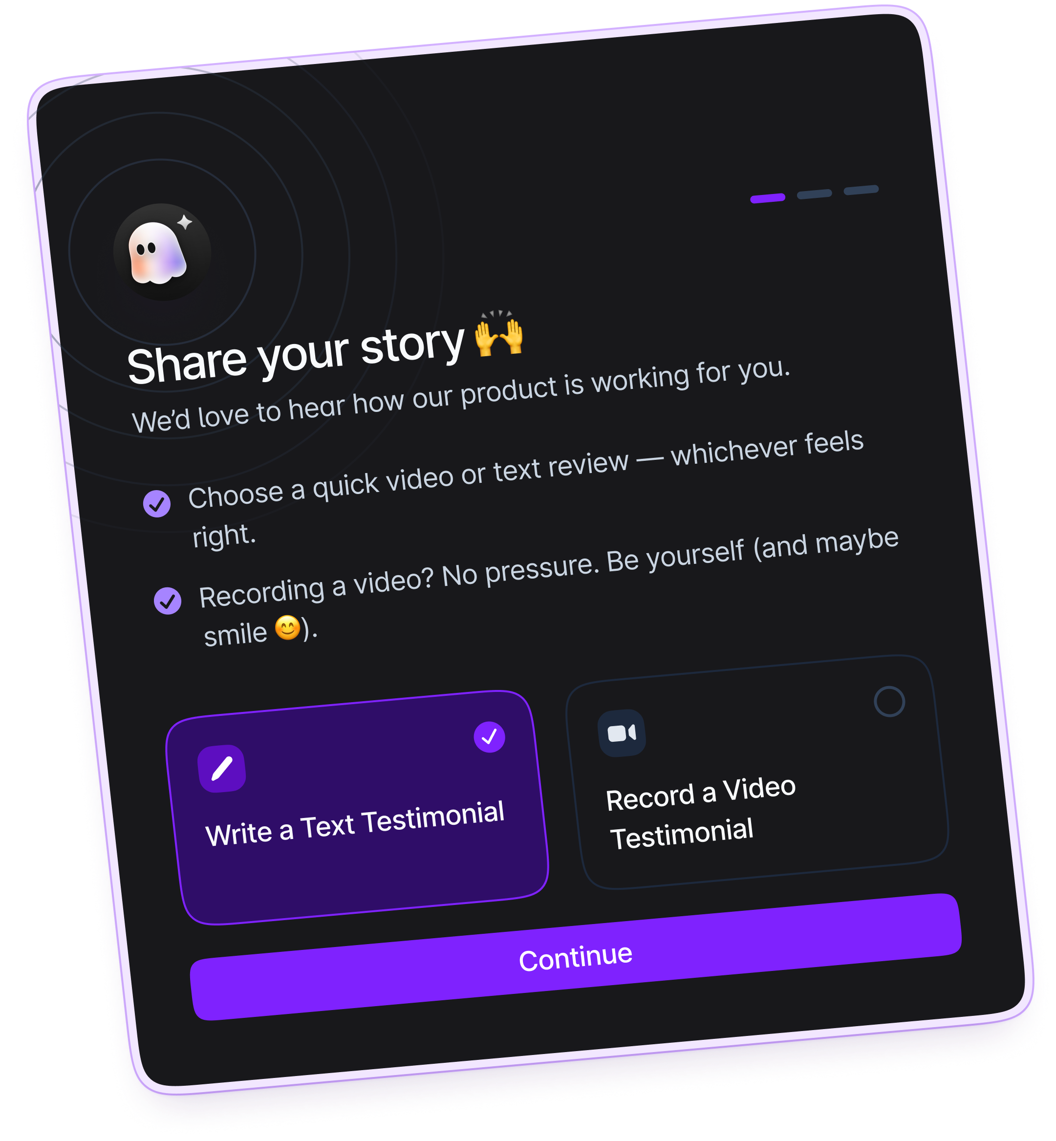 Troof Review Management Interface
